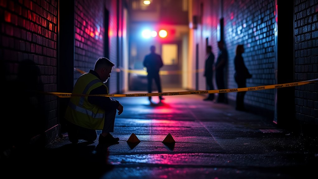 securing the crime scene